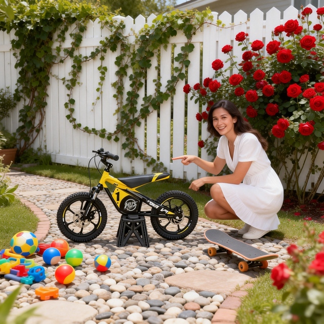 Kids' Racing Electric Dirt Bike, 36V 2-Speed, 16 inch