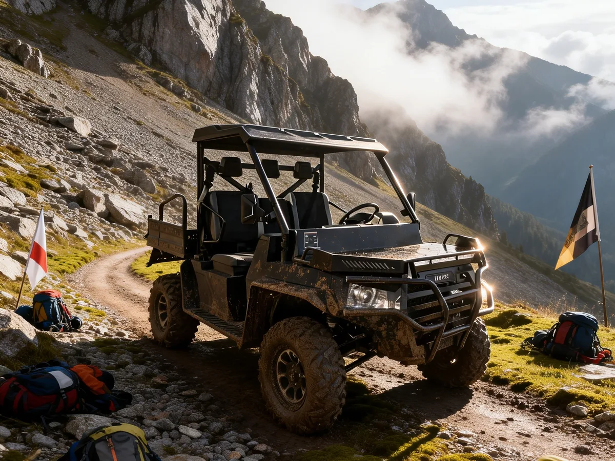 High-quality All Terrain 3 Wheel Off-road UTV Multi-purpose Vehicle Side-by-Side Gasoline 4 Stroke Switchable 2WD/4WD Differential